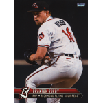 braxton roxby 2025 richmond flying squirrels Pitcher in Richmond Flying Squirrels uniform preparing to throw a baseball during a game.