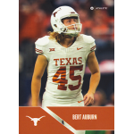 bert auburn 2024 onit university of texas Texas football player #45 in uniform on field, wearing white and red.