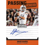 brad kaaya 2017 panini contenders draft picks passing grades auto Brad Kaaya football trading card, University of Miami, Panini Contenders 2017 Draft Picks, with signature.