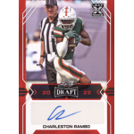 charleston rambo 2022 leaf draft red autograph