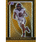 damien martinez 2024 pro set metal gold mojo Football player running with ball on gold-patterned Pro Set card.