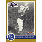 howard schnellenberger 1991 hobby cards sec kentucky American football player in uniform catching a football, featured on a vintage Southeastern Conference card.