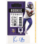 kj osborn 2020 panini contenders rookie ticket autograph
