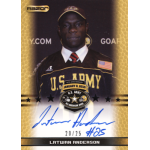 latwan anderson 2010 razor army all american bowl gold tour autograph U.S. Army All-American Bowl memorabilia featuring autograph and sports jersey, commemorating a special event.