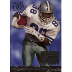michael irvin 1994 fleer ultra michael irvin performance highlights 8 American football player in white and blue uniform holding a football, wearing number 88, from a 1993 Fleer Ultra trading card.