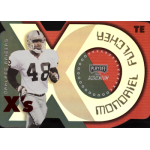 mondriel fulcher 2000 playoff momentum xs Vintage football card showcasing a player in a Raiders uniform, emphasizing the 1993 Playoff Momentum collection.