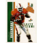 najeh davenport 1999 miami hurricanes gatorade University of Miami football player in orange uniform running with a football, promoting Full Force Football.