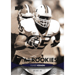 olivier vernon 2012 upper deck sepia non glossy rc Rookie football player in action, wearing Miami uniform, featured on a trading card titled Star Rookies.