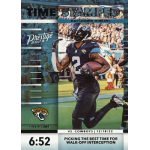 rayshawn jenkins 2023 prestige time stamped Football player celebrating a game-winning interception in overtime against the Cowboys, 12/18/22, with 6:52 remaining.