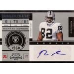 richard gordon 2011 playoff contenders rookie ticket autograph 2011 NFL Playoff Contenders card of Richard Gordon, Oakland Raiders, featuring rookie details and autograph.