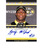 tyriq mccord 2012 leaf army all american bowl selection tour U.S. Army All-American Bowl player card with signature, featuring a person in a cap and jersey numbered #20.