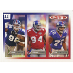 william joseph 2005 topps total 53 New York Giants football players on trading cards, displayed with action poses and team jerseys.