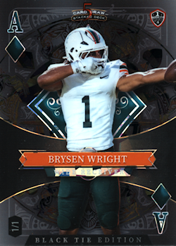 Brysen Wright Football Cards"