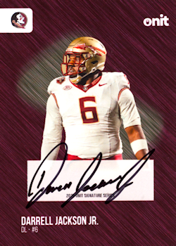 Darrell Jackson, Jr. Football Cards"
