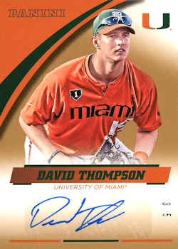 David Thompson Baseball Cards"