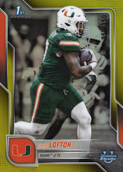 Elija Lofton Football Cards"