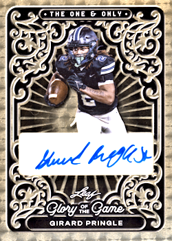 Girard Pringle Football Cards"