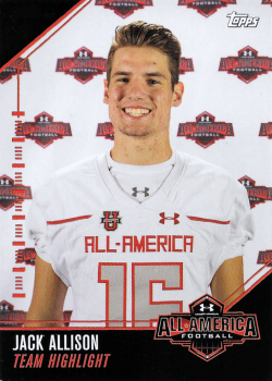 Jack Allison Football Cards"