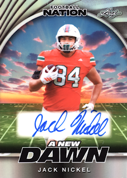 Jack Nickel Football Cards"
