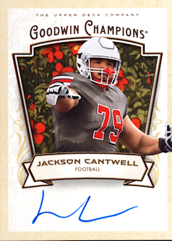 Jackson Cantwell Football Cards"