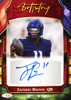 Jacurri Brown Football Cards"