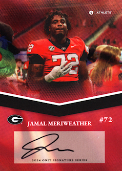 Jamal Meriweather football cards"
