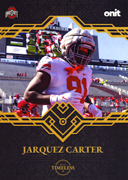 Jarquez Carter football cards"