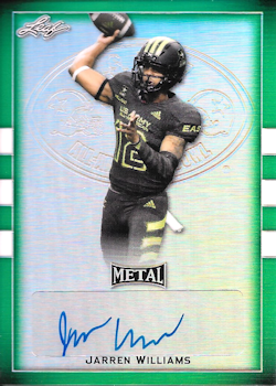 Jarren Williams Football Cards"