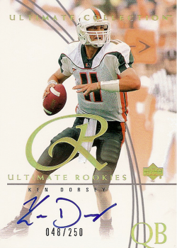 Ken Dorsey Football Cards"