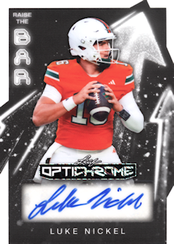 Luke Nickel Football Cards"