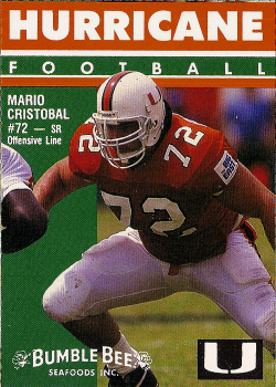 Mario Cristobal Football Cards"