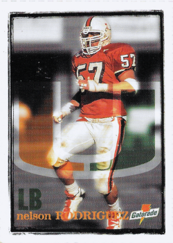 Nelson Rodriguez football cards"