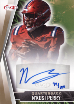 N'Kosi Perry Football Cards"