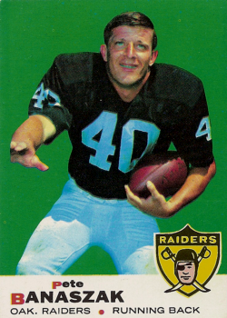 Pete Banaszak football cards"