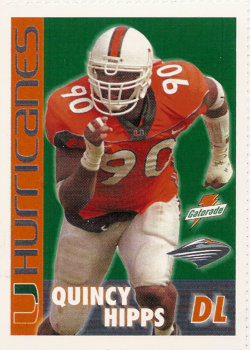 Quincy Hipps football cards"