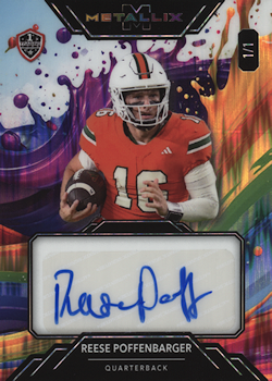 Reese Poffenbarger Football Cards"