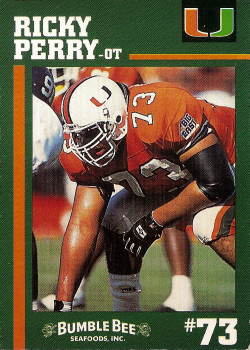 Ricky Perry Football Cards"