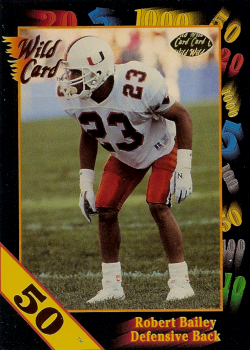 Robert Bailey Football Cards"