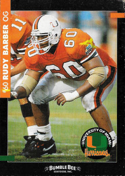 Rudy Barber Football Cards"
