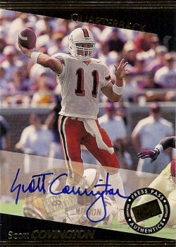 Scott Covington Football Cards"