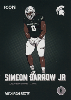Simeon Barrow Football Cards"