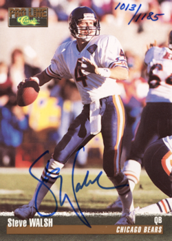 Steve Walsh Football Cards"