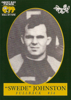 Swede Johnston Football Cards"