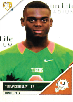 Terrance Henley Football Cards"