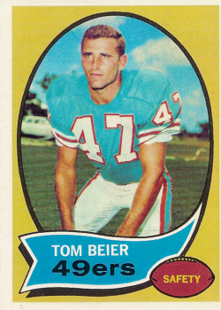Tom Beier Football Cards"
