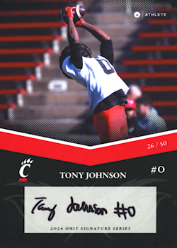 Tony Johnson Football Cards"
