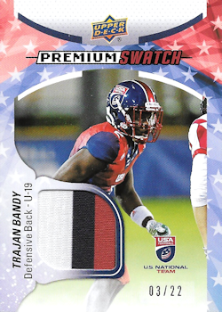 Trajan Bandy Football Cards"