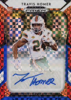 Travis Homer Football Cards"