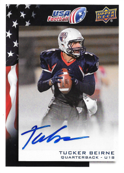 Tucker Beirne Football Cards"