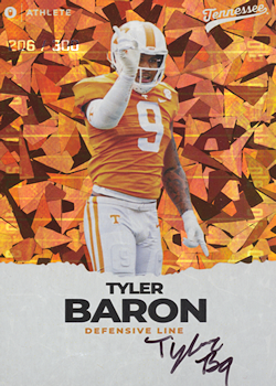 Tyler Baron Football Cards"